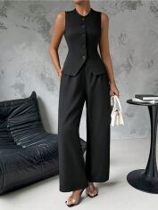 Акція на Костюм жіночий SHEIN GD-00225328 L Чорний від Rozetka