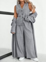 Акція на Костюм жіночий SHEIN GD-00204112 2XL Сірий від Rozetka