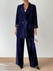 Акція на Костюм жіночий SHEIN GD-00223090 L Темно-синій від Rozetka