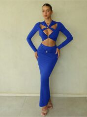 Акція на Костюм жіночий SHEIN GD-00210447 XS Синій від Rozetka