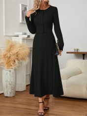 Акція на Костюм жіночий SHEIN GD-00208467 L Чорний від Rozetka