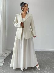 Акція на Костюм жіночий SHEIN GD-00214336 4XL Кремовий від Rozetka