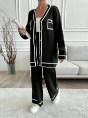 Акція на Костюм жіночий SHEIN GD-00194404 L Чорний від Rozetka