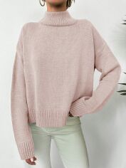 Акція на Светр жіночий SHEIN GD-00194048 S Світло-рожевий від Rozetka