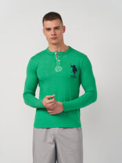 Акція на Лонгслів чоловічий US Polo Assn 9475.20 S (44) Зелений від Rozetka