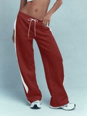 Акція на Спортивні штани жіночі SHEIN GD-00205198 XS Теракотові від Rozetka