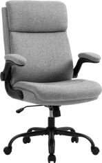 Акція на Крісло GT RACER B-3021 Fabric Gray від Rozetka