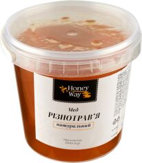 Акція на Мед різнотрав'я Honey Way 1.3 кг від Rozetka