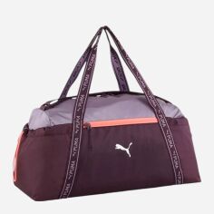 Акція на Спортивна сумка жіноча велика Puma AT Ess Sports Bag Midnight Plum 090780-02 Фіолетова/Бордова від Rozetka