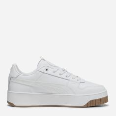 Акція на Жіночі кеди низькі Puma Carina Street Lux 39748701 35.5 (3UK) 22 см White/White/Gold від Rozetka
