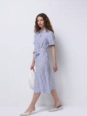 Акція на Сукня-сорочка міді літня жіноча Colin's CL1068244BLE XL Blue від Rozetka