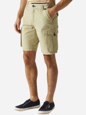 Акція на Шорти бавовняні короткі чоловічі Regatta Shorebay Short II RMJ312-085 38 Бежеві від Rozetka
