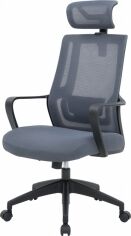 Акція на Крісло офісне OfficePro Harmony OC310-B-G-G Black/Gray від Rozetka