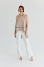 Акція на Топ Fashion Art Knit тауп ONE SIZE від Podushka