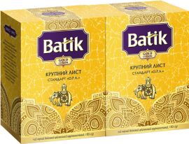 Акція на Упаковка чаю чорного Batik Gold Байховий цейлонський крупнолистовий 100 г х 2 шт від Rozetka