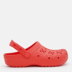Акція на Жіночі крокси Crocs Classic Floral Cut Out Clog ChR 210927-6ZR 37-38 (M5/W7) 23 см Cherry Red від Rozetka