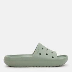 Акція на Жіночі шльопанці для пляжу Crocs Classic Slide v2 Moss 209401-308 37-38 (M5/W7) 23 см Moss від Rozetka