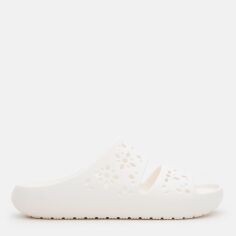 Акція на Жіночі шльопанці для пляжу Crocs Classic Floral Cut Out Sandal Chk 210966-0WV 39-40 (M7/W9) 25 см Chalk від Rozetka