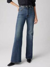 Акція на Джинси Кльош жіночі Levi`s Ribcage Bell Jeans A7503 28-32 0019 Romantic Story від Rozetka