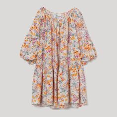 Акція на Сукня коротка літня жіноча H&M XAZ333170AEKK M Молочна від Rozetka