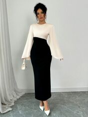 Акція на Сукня осіння жіноча SHEIN GD-00217904 L-Tall Комбінована від Rozetka