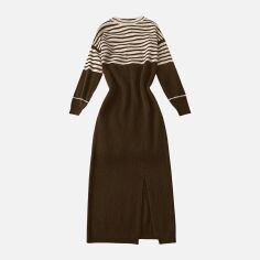 Акція на Сукня осіння жіноча SHEIN GD-00194300 S Коричнева від Rozetka