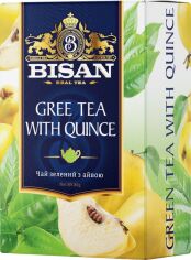Акція на Чай Bisan Green Tea with Quince 80 г від Rozetka