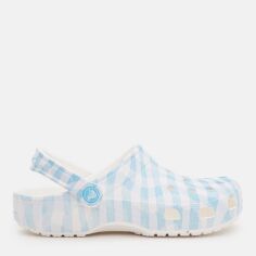 Акція на Жіночі крокси Crocs Classic Gingham Clog Whi/Blue 211006-16S 36-37 (M4/W6) 22 см White/Blue від Rozetka