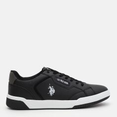 Акція на Чоловічі снікери U.S. Polo Assn 4W,Planck Glb 4Pr 101898243 41 Чорні від Rozetka