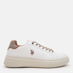 Акція на Чоловічі снікери U.S. Polo Assn 4W,Smid Glb 4Pr 101742666 40 Бежеві від Rozetka