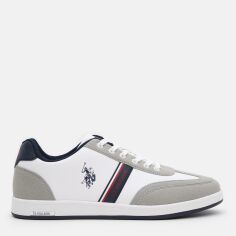 Акція на Чоловічі кросівки U.S. Polo Assn 3W,KARES WT 3PR 101391324 40 Білий/Сірий від Rozetka