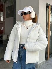 Акція на Пальто жіноче SHEIN GD-00209147 S Біле від Rozetka