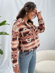 Акція на Куртка жіноча демісезонна SHEIN GD-00206969 M Різнокольорова від Rozetka