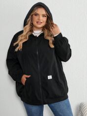 Акція на Куртка демісезонна жіноча SHEIN GD-00207852 24-26 Чорна від Rozetka