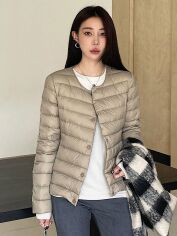 Акція на Куртка жіноча демісезонна SHEIN GD-00195988 M Хакі від Rozetka