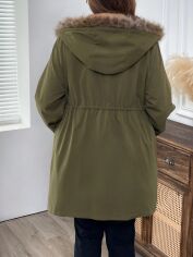 Акція на Куртка демісезонна жіноча SHEIN GD-00207575 2XL Зелена від Rozetka