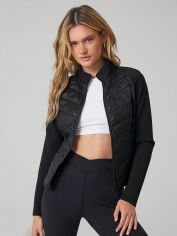Акція на Куртка жіноча демісезонна SHEIN GD-00223271 S Чорна від Rozetka