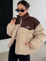 Акція на Куртка жіноча демісезонна SHEIN GD-00196002 S Кремова від Rozetka