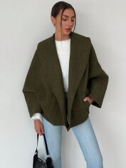 Акція на Жіноче пальто SHEIN GD-00223876 L Зелене від Rozetka