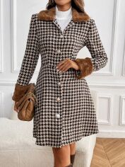 Акція на Пальто жіноче SHEIN GD-00207211 M Різнокольорове від Rozetka