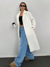 Акція на Жіноче пальто SHEIN GD-00208552 M Бежеве від Rozetka
