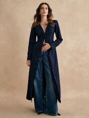 Акція на Жіночий піджак SHEIN GD-00227983 L Темно-синій від Rozetka