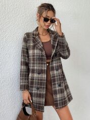 Акція на Пальто жіноче SHEIN GD-00209366 S Різнокольорове від Rozetka