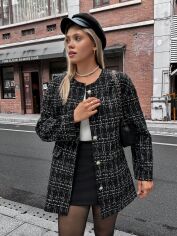 Акція на Жіночий піджак SHEIN GD-00209286 L Різнокольоровий від Rozetka