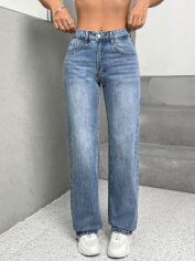 Акція на Джинси жіночі SHEIN GD-00192885 S-Petite Сині від Rozetka