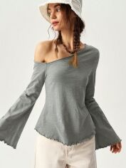 Акція на Топ жіночий SHEIN GD-00195863 L Світло-сірий від Rozetka