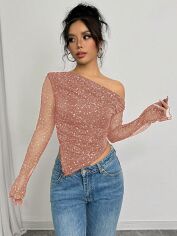 Акція на Топ жіночий SHEIN GD-00202391 L Кремовий від Rozetka