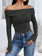 Акція на Топ жіночий SHEIN GD-00211088 M-Petite Коричневий від Rozetka