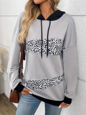 Акція на Худі жіноче SHEIN GD-00201431 XL Різнокольорове від Rozetka