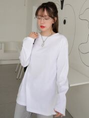Акція на Жіночий лонгслів SHEIN GD-00195320 L Білий від Rozetka